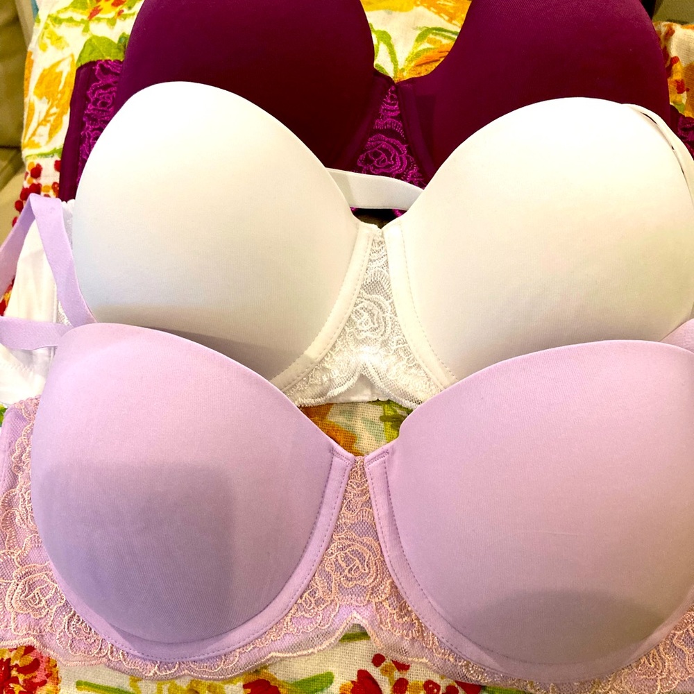 BN 3 Pieces Maidenform Underwire Push Up.